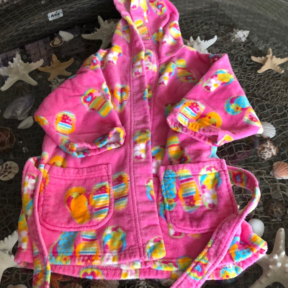 Girls swim robe